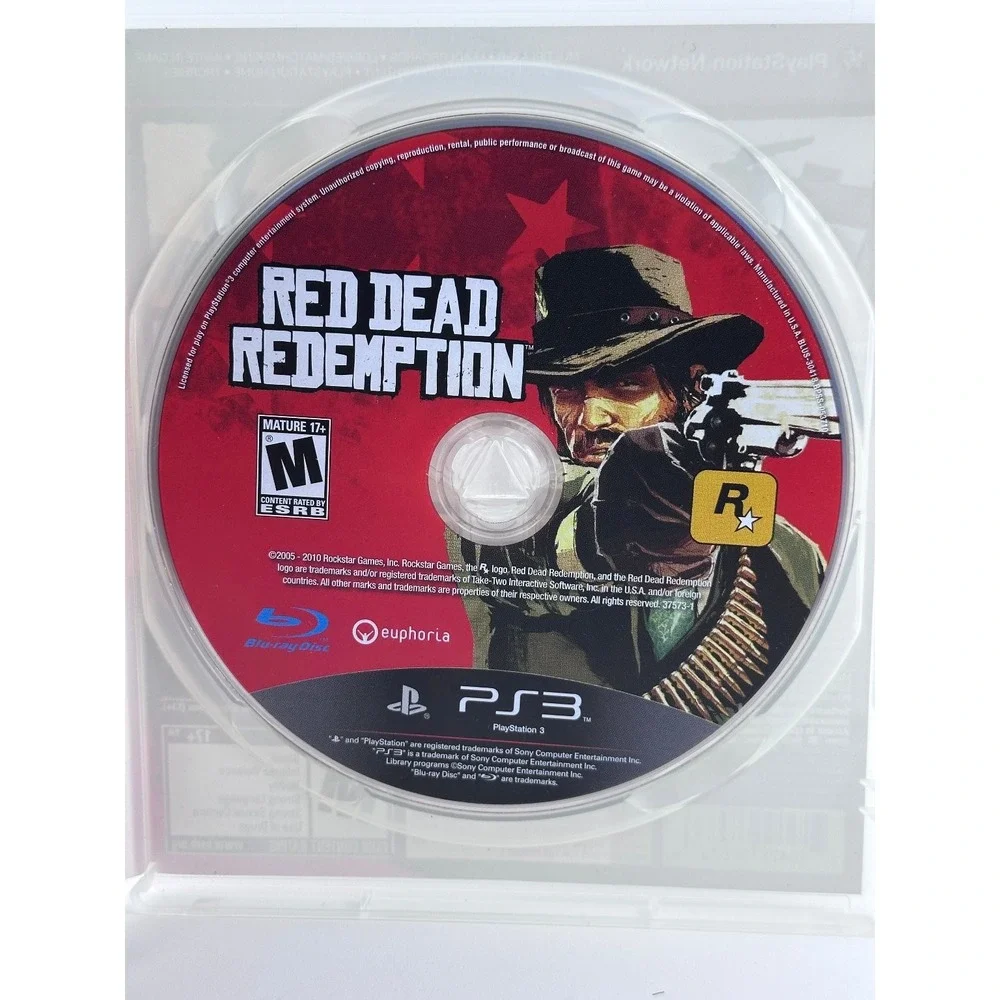 Red Dead Redemption Sony‎ PlayStation 3 PS3 Rockstar Games 2010 BLUS-30418